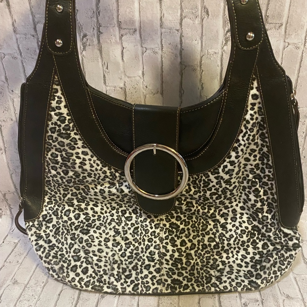 Black & White animal print purse BRAND NEW